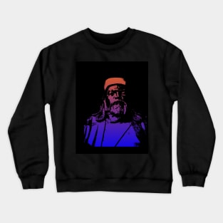 Vaporwave Genghis Khan 4213 Ulaanbaatar Crewneck Sweatshirt